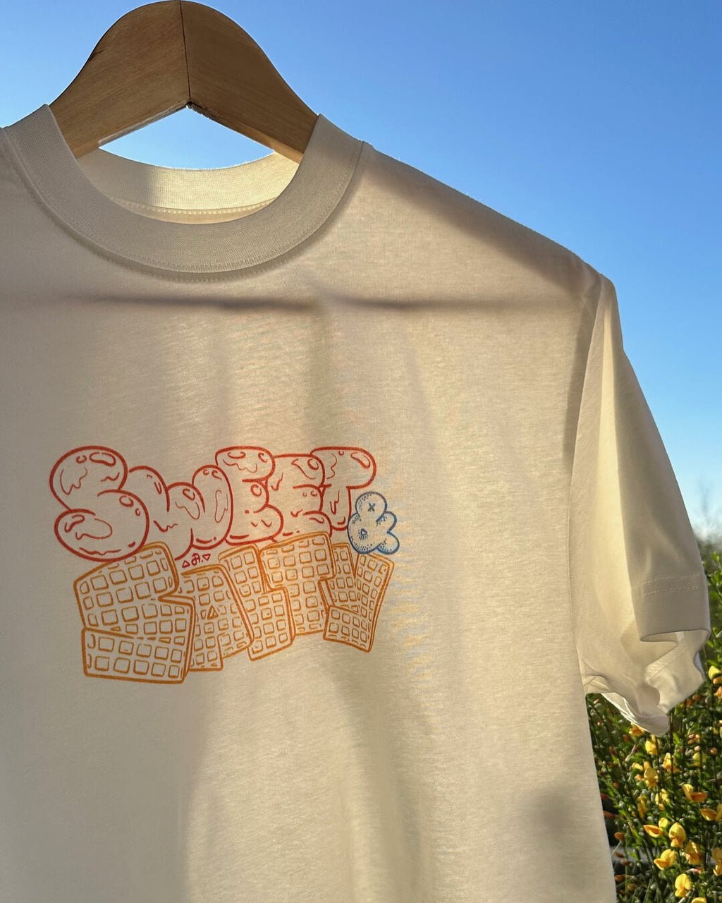 Chicken & Waffle Outlines Crop - Top, Damen - JA. Creations