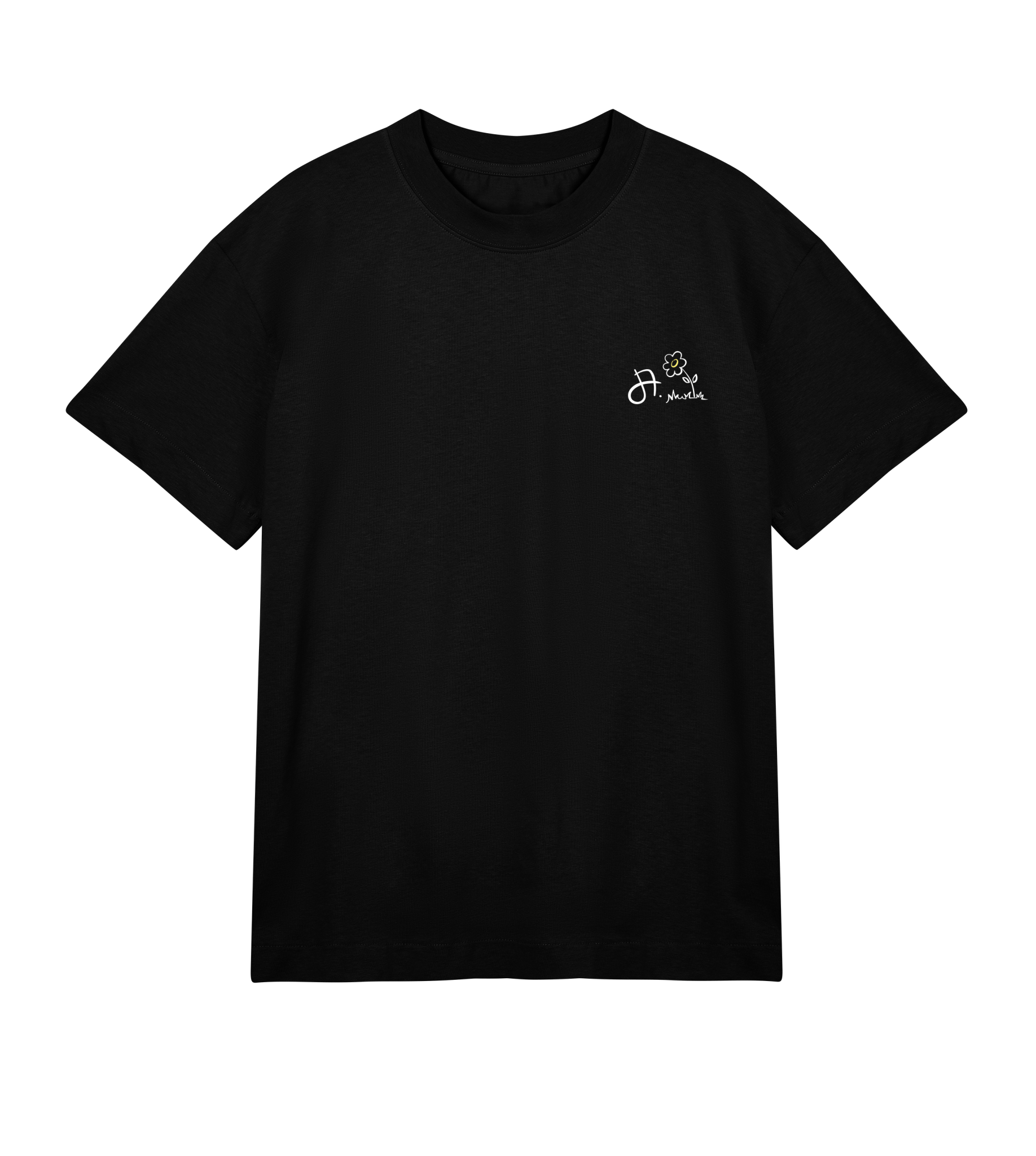 Einfach Hamburg T-Shirt Boxy, Herren, front, schwarz