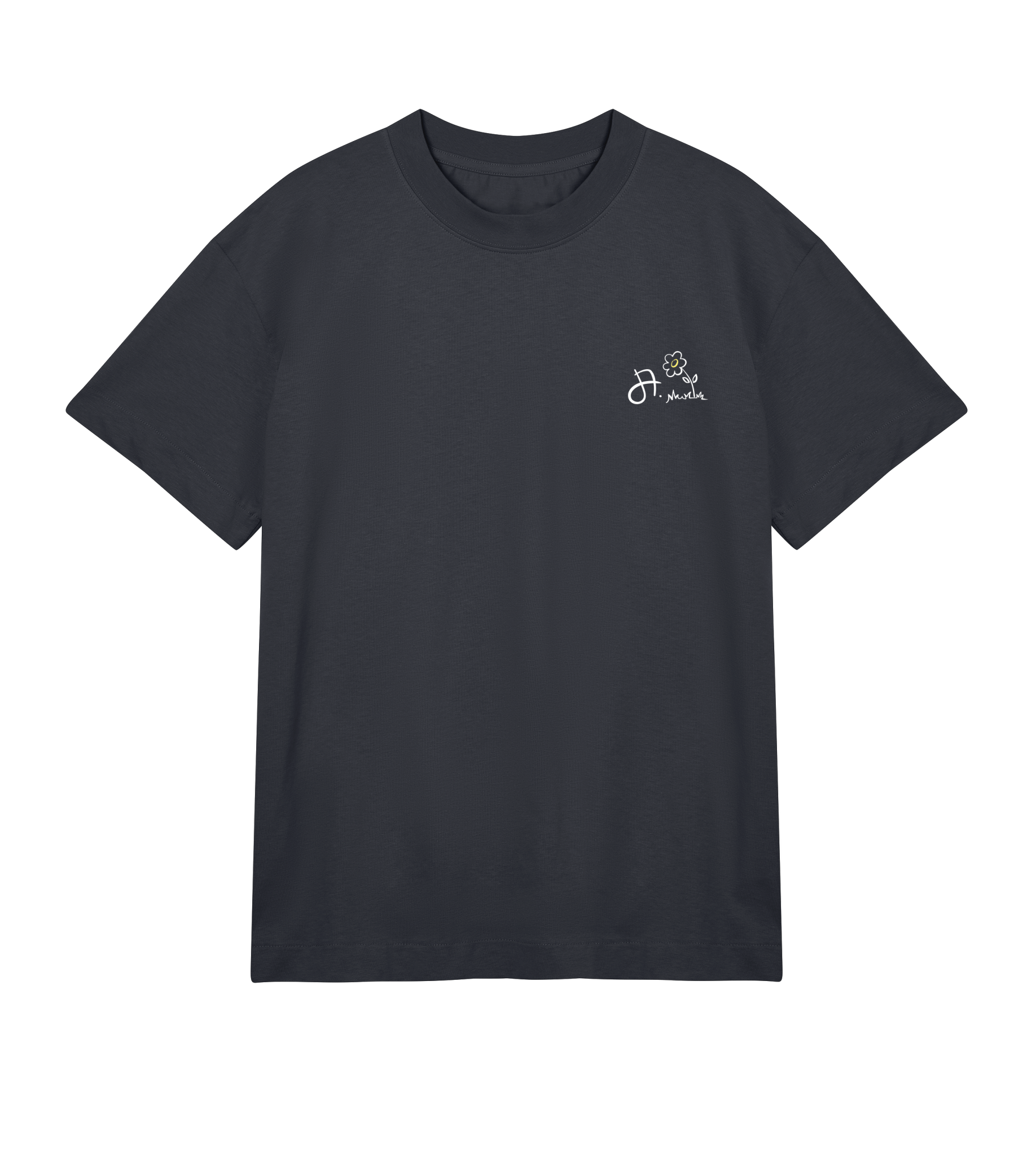 Einfach Hamburg T-Shirt Boxy, Herren, front, offblack