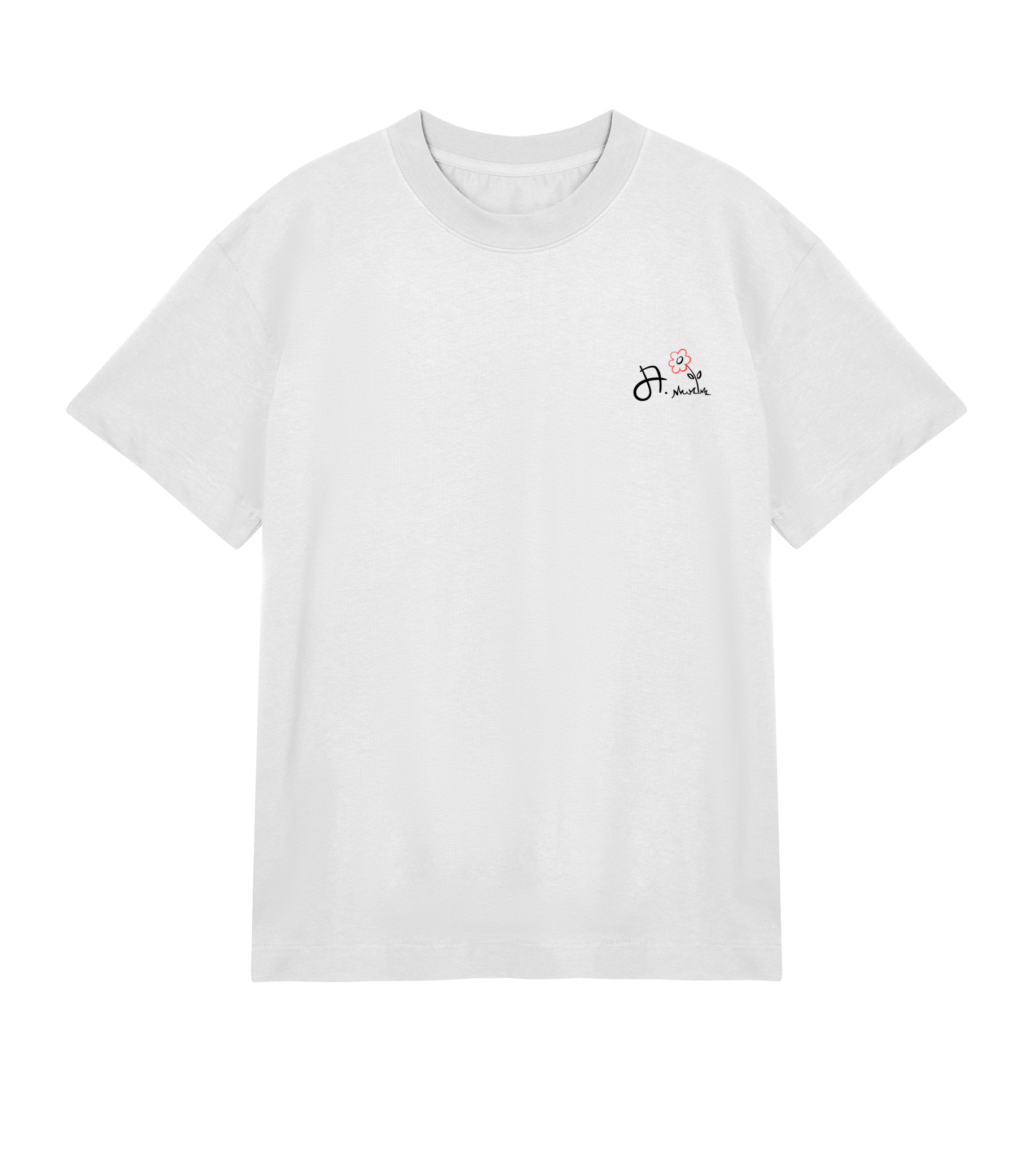 Einfach Hamburg T-Shirt Boxy, Herren, front, offwhite