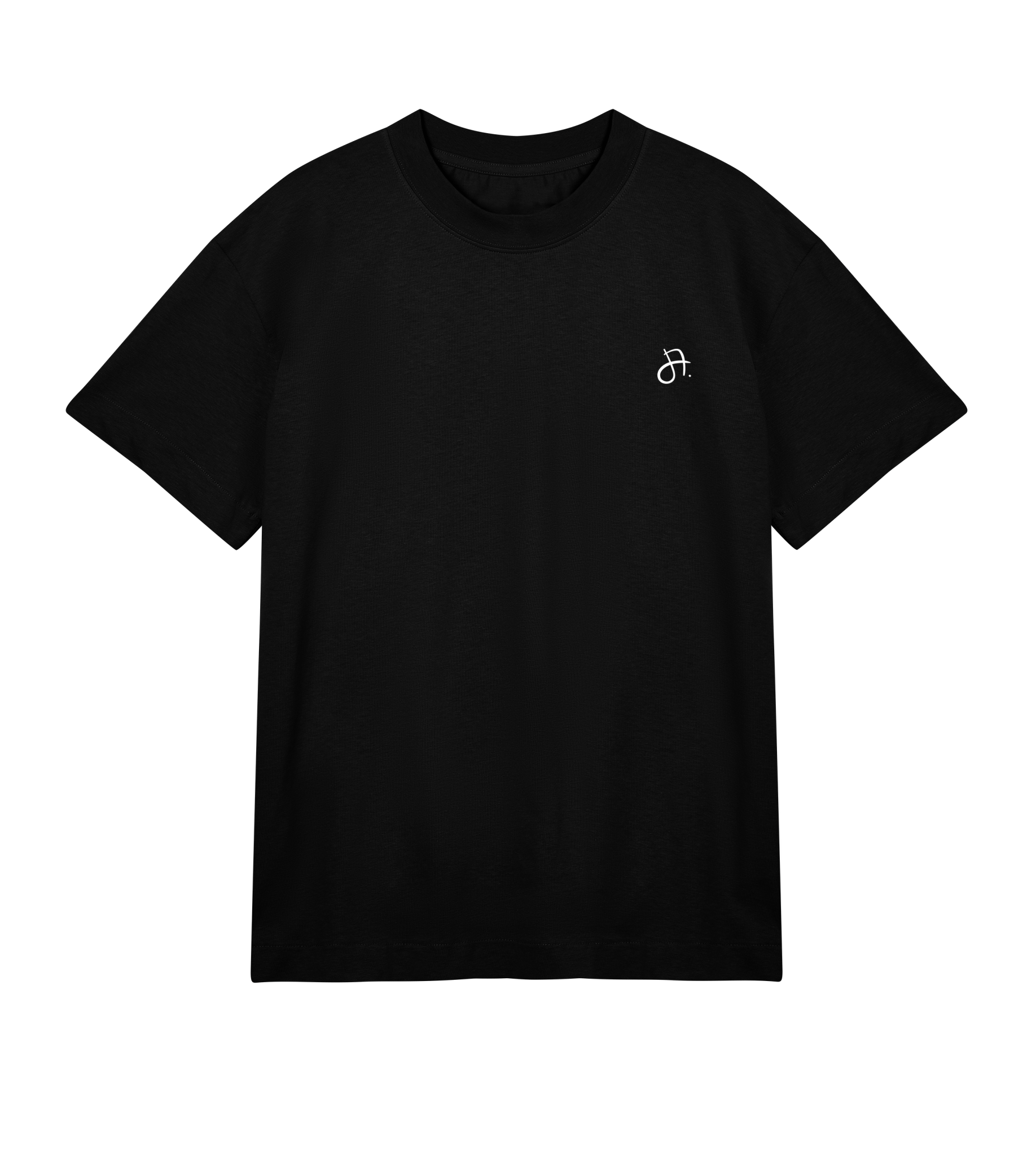 Fisch Bröt (Fischbrötchen) T-Shirt Boxy, Herren, front, schwarz