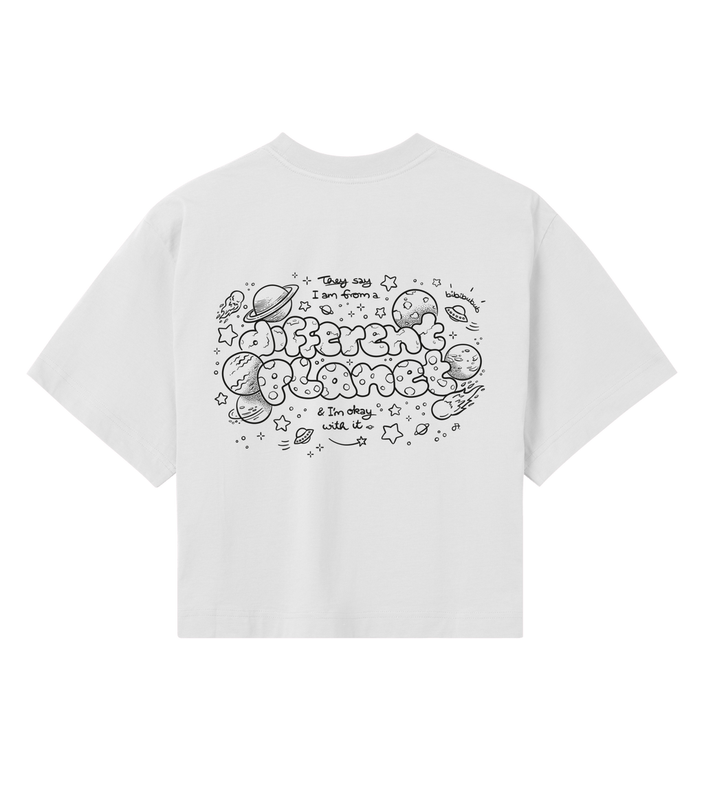 Different Planet Crop - Top Damen - JA. Creations