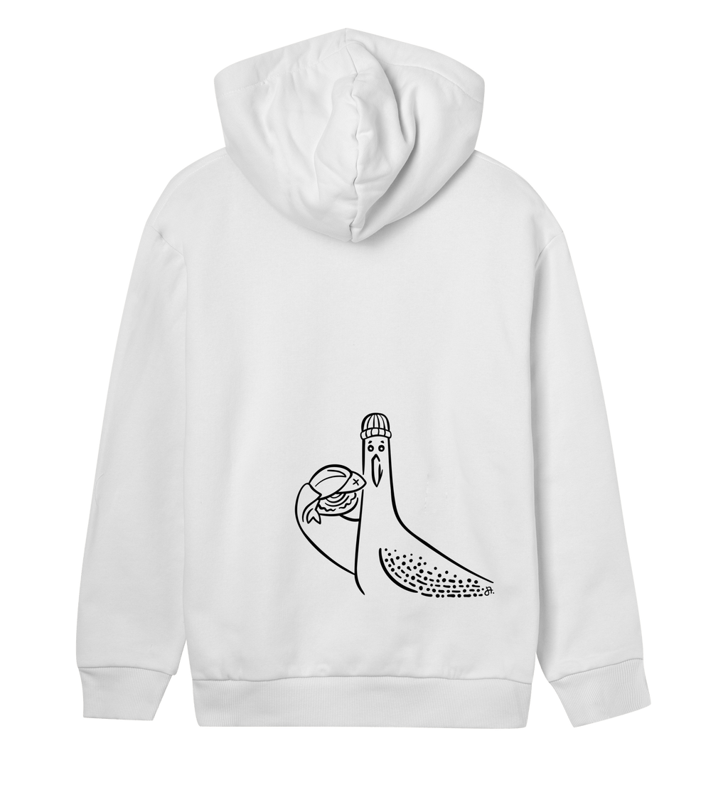 Möv Regular Hoodie, Damen, Back, offwhite 