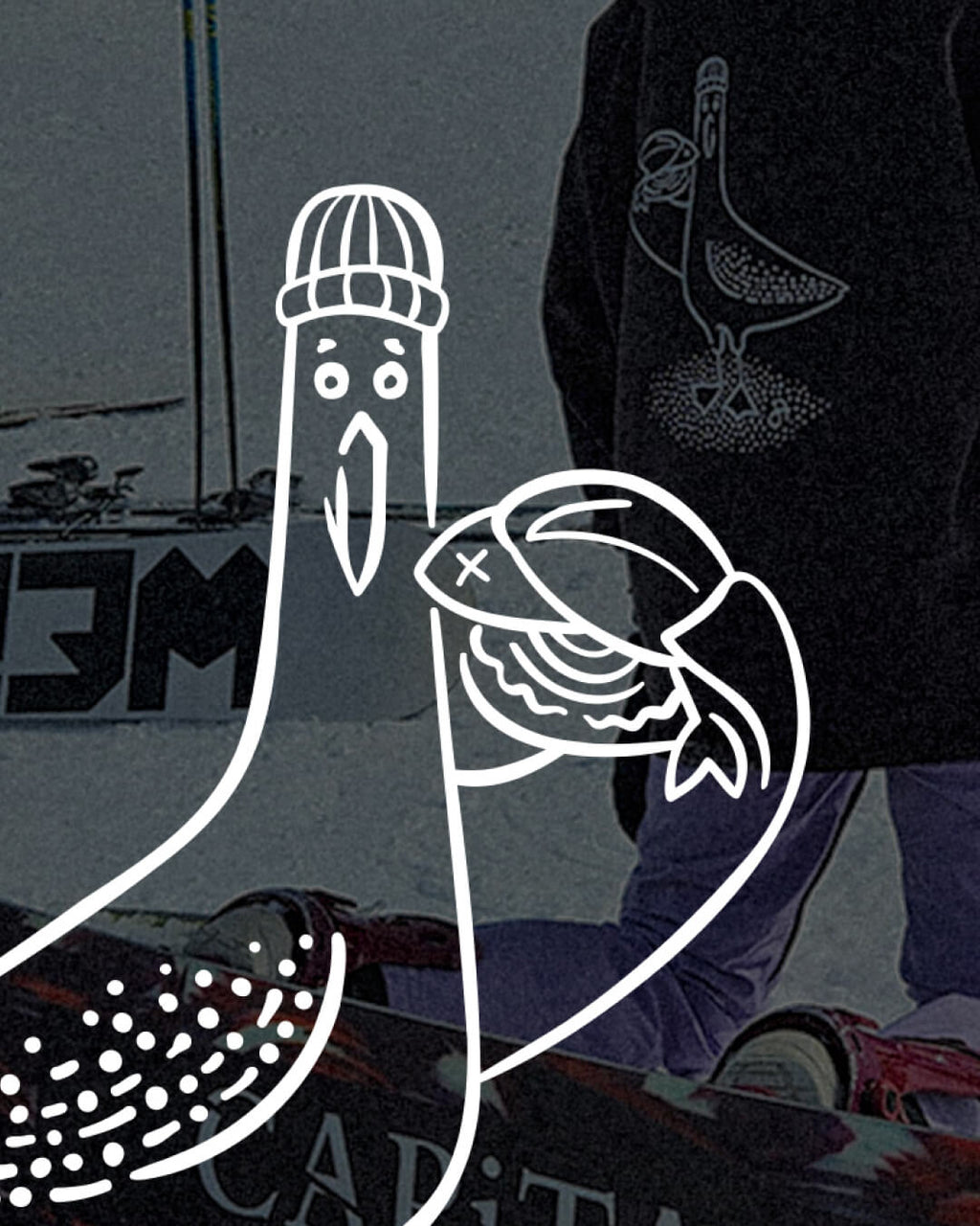 Möv Boxy Hoodie, Herren - JA. Creations