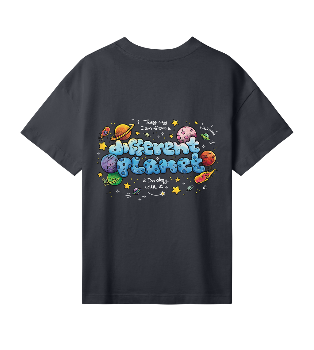 JA.Creations_different_Planet_Boxy_T-shirt_Herren_back_offblack