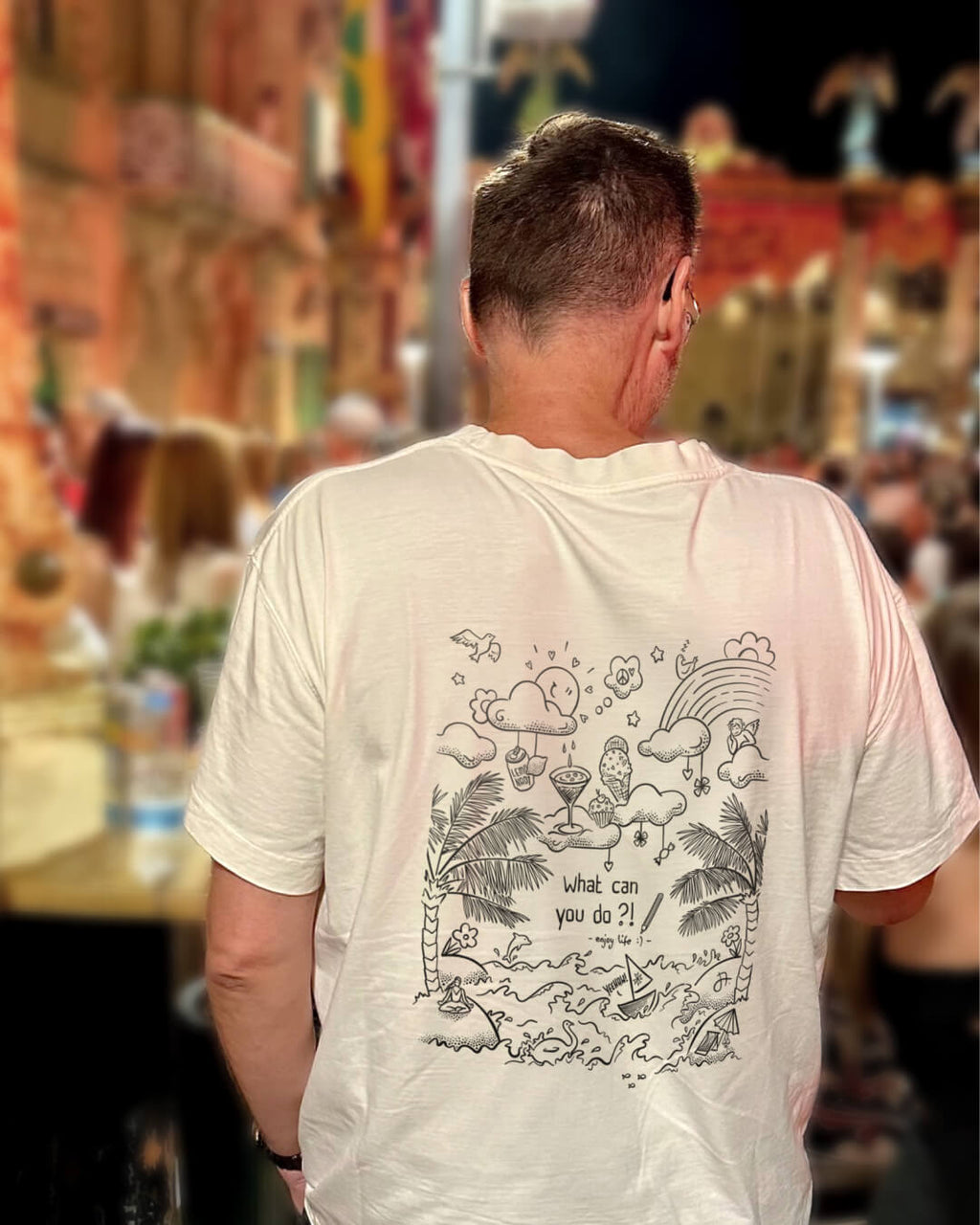 What can you do?! T-Shirt Boxy, Herren - JA. Creations