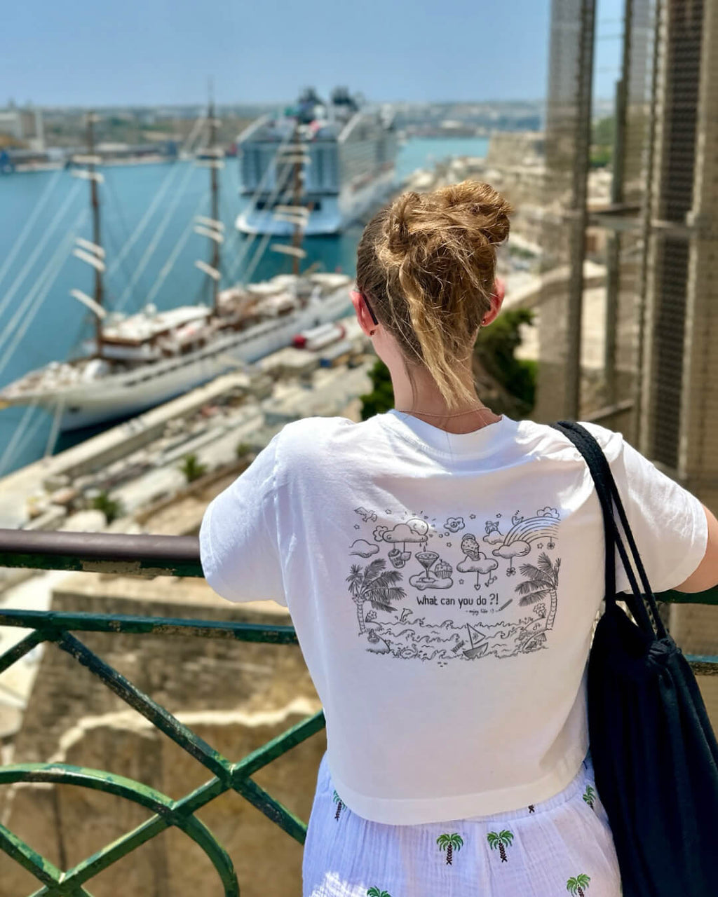 What can u do?! Crop Top, Damen - JA. Creations